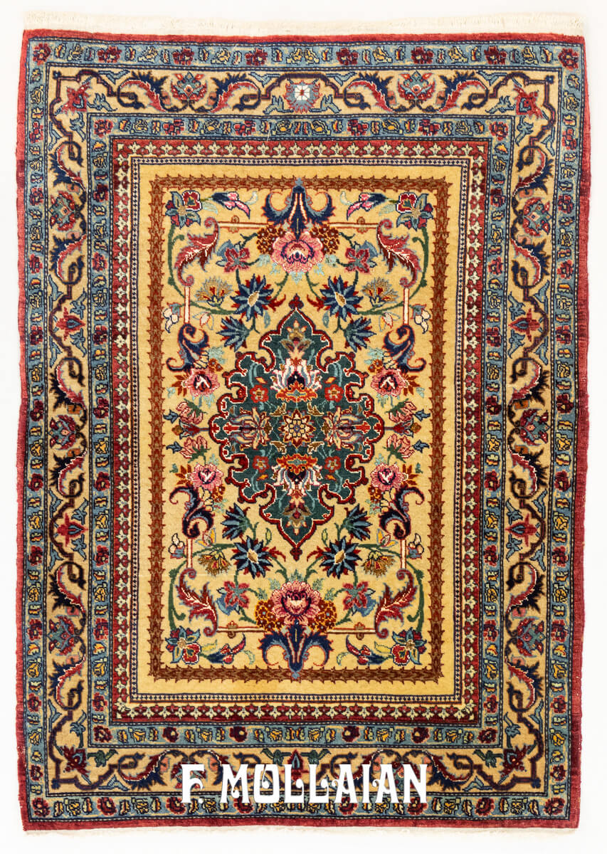 Antique Tehran Part Silk Rug n°:268990